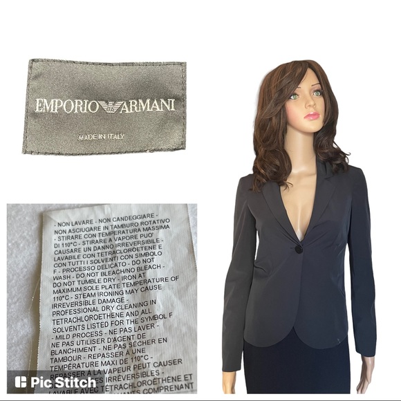 Emporio Armani black jacket size 36
